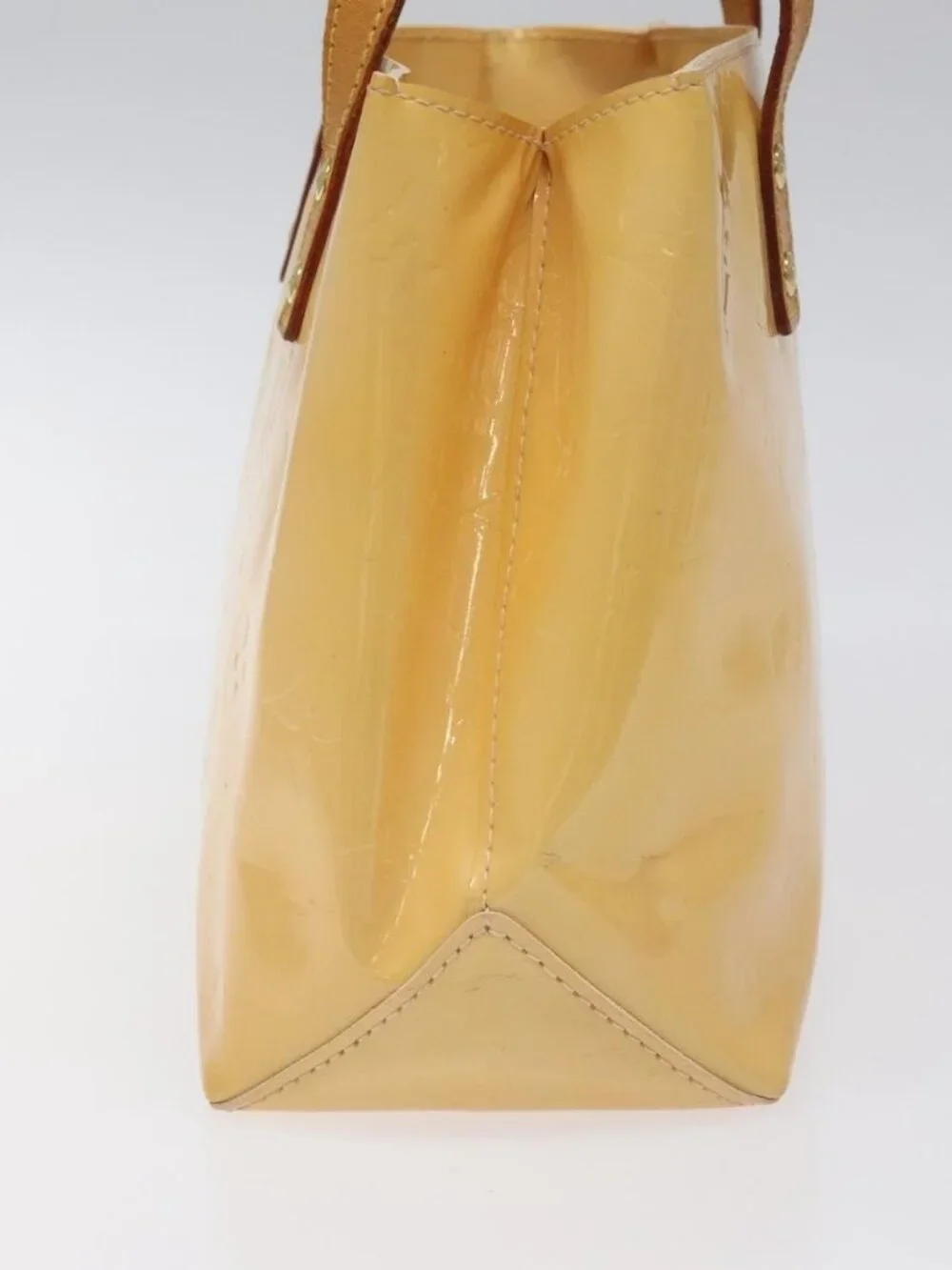 LOUIS VUITTON Monogram Vernis Reade PM Bag Marshmallow Pink M91306 Auth 116202 - Picture 4 of 16